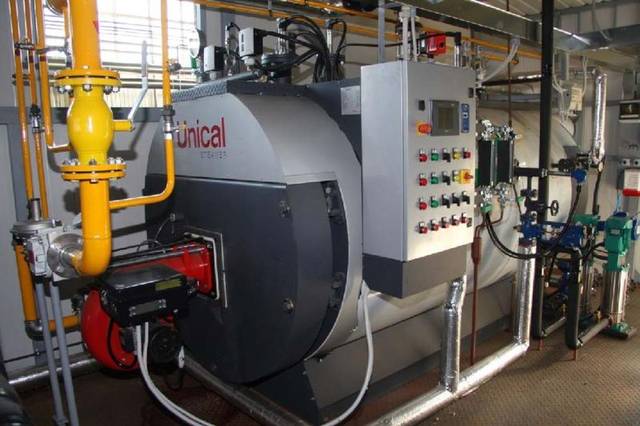 Паровой котёл Unical BAHR'12 1250 HPEC — Костромской комбикормовый завод